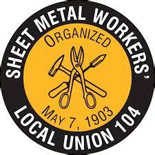 sheet metal workers local 104 wages|sheet metal 104 org.